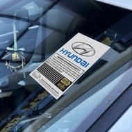 Auto Windshield Electrostatic Stickers Car Styling Interior Sticker For Hyundai  i10 Kona Getz Accen