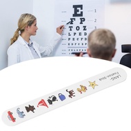 jijaka Fixation Stick Vision Tester  Coating Thicken Clear Colorful Animal Patterns Kids Optometry T
