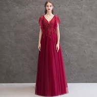 Toast Dress 2024 - Red Evening Banquet Gown