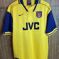 Arsenal 95-98 retro jersey No. 14 Henry Bergkamp 0506 Arsenal short long sleeve quick-drying football