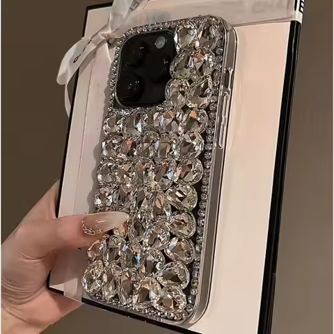 Rhinestone Diamond Phone Cases For Xiaomi Poco X8 X7 X6 X5 X3 M8 M7 M6 M5S F8pro F6 F5 Mi 17 Pro Max