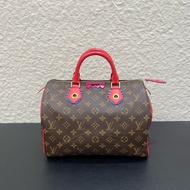 98新LV路易威登村上隆系列speedy30 手提包枕頭包
