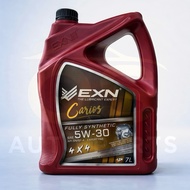 EXN 5W30 FULLY SYNTHETIC ENGINE OIL 7L | Minyak Hitam | Minyak Engine | Minyak Diesel | FREE EXN STI