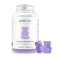 Teddi Lab褪黑素助眠小熊軟糖 60粒 ｜褪黑素 ｜助眠 ｜小熊軟糖 ｜褪黑激素 [平行進口]