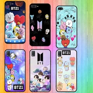 soft black Realme C11 C12 C15 C17 C20 C21 C21Y BTS BT21 A phone case