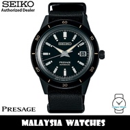 Seiko SRPH95J1 Presage Style 60s' Automatic Made in Japan Box-shaped Hardlex Glass Stainless Steel Case Leather Strap Men's Watch