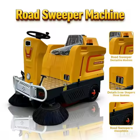 YG Customized Factory Electric Ride On Road Street Sweeper Truck Industrial Floor Sweeper Cleaning T