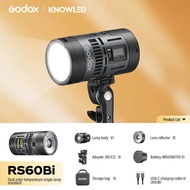 Godox RS60R/RS60Bi Bi Color LED Light 14 Effects+60W RGB LED light 1800 to 10000K CRI95 For FilmVide