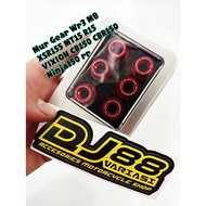 Wr3 m8 R15 gear nut XSR155 MT15 Vixion NInja 150 R RR gsx150V3