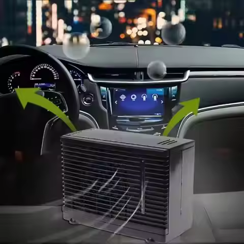 12V Car Air Conditioning Fan Portable Car Air Conditioning Cooler Water Cooling Air Conditioning Fan