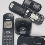 二手 Used 黑色  子母機 樂聲 Panasonic KX-TGCA4OHK Cordless Phone DECT 數碼室內無線電話 包括火牛但不包括充電池 已測試可以正常使用 有來電顯示