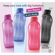 Tupperware Giant Eco Bottle 2Liter  BLACK/RED/BLUE/PURPLE /SET  (Without Handle)