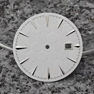 New NH35 Dial Leather Ball Cocktail Modified Men's Mechanical Watch Accessories Bubble Watch Mirror 