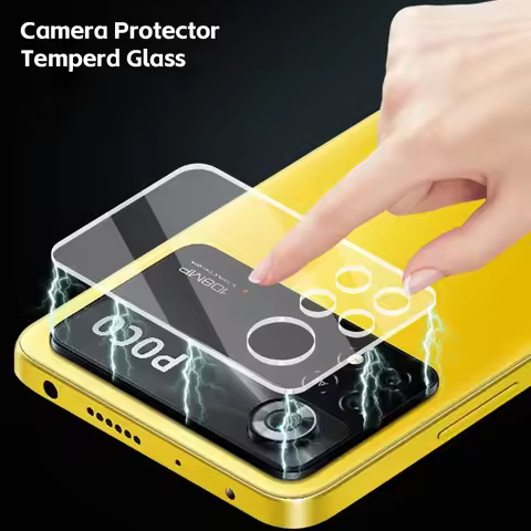 3Pcs Camera Lens Glass For Xiaomi POCO F5 Pro C65 C61 X5 X3 NFC F4 F3 M4 M6 PRO 5G Redmi A3 Protecto