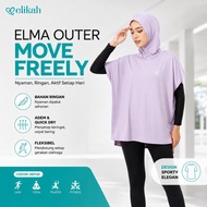 Elikah Elma Outer Top Sport - Sports Top Dry FitWanita With Hijab LD 120 DLC/