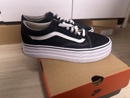 購自日本🇯🇵Vans Old Skool 厚底帆布鞋EU42
