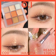 Eyeshadow Palette 9 Colors Matte and Glitter Waterproof Eyeshadow Palette