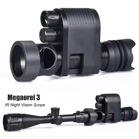 Megaorei 3 Scope Riflescope Night Vision Monocular Rifle Scope Sight Camera Video Photo Infrared Las