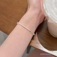 Freshwater Fine Stacked Pearl 2-3mm Bracelet 18k Gold Pearl Xiaomi Grain Mini Round Ultra-Fine Natur