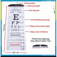 MATA Snellen chart eye test Snelen Chart Nearsightedness Test Tool Eye Examination Tool/
