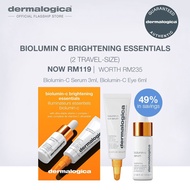 [value set] dermalogica biolumin-c brightening essentials (2 travel-size) vitamin c serum to brighte