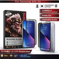 Anti Spy & HD Clear Bangsless Tempered Glass Screen Protector Privacy Screen Protector For Samsung A