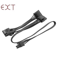 【hzhaiyaa2.my】6X 6Pin to 4 Molex Modular Power Supply Cable 6Pin to 4 IDE Cable for  RM1000X RM850X 