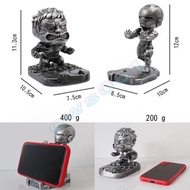 Marvel Figure Phone Holder Iron Man/Hulk mobile Phone Bracket decoration Creative Support Stand Cartoon Figurine Toys