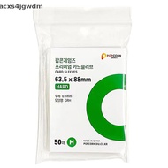 [Acxs4jgwdm] 50pcs/set Korean Card Sleeve clear acid free-no CPP three-dimensional protection Album 
