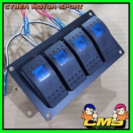 Saklar mobil universal. Saklar 12v 24v mobil lampu foglamp headlamp drl kabin suv city car jeep off