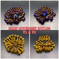 SKRU COVERSET YAMAHA NVX 155 V1 V2 HENG SKRU COVER SET NVX155 AEROX THAI STYLE