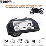 2Sets! Mooreaxe Motorcycle Accessories For Yamaha YZF R3 R25 MT-03 MT03 2019 2020 2021 Speedometer Instrument Protective Dash Film Cluster Dashboard Screen Protector Cover