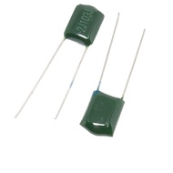 50pcs/lot Polyester 2J103J 10NF Green Pitch: 5mm 630V 2J103 Polyester Capacitor 0.01 UF