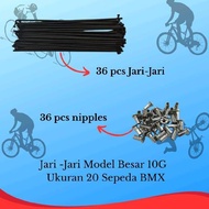 Promo Spokes large Spokes 10g BMX bike tires 20 price 36pcs Discount