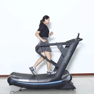 Jualan Mesin Treadmill Melengkung Manual Latihan Kardio Treadmill Penggunaan Rumah Treadmill Tanpa K