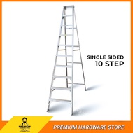 PREMIUM 10 Steps Aluminum Light Duty Single Sided Ladder Tangga Lipat Single Side Rumah 楼梯 单层楼梯