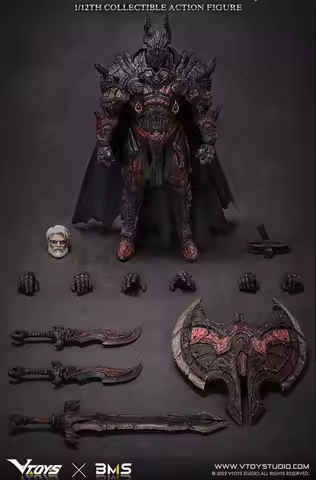 In Stock Vtoys X Bms 1/12 Warrior Knight Figurine Collectible Gift