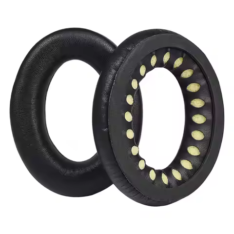 Lambskin Ear Pads Cushion, Replacement Sheepskin Earpads for Bose Quiet Comfort QC 35 II QC35 QC35ii