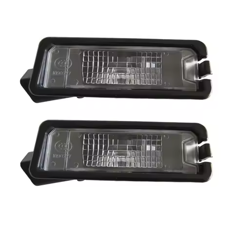 x1/x2 Rear License Number Plate Lamp Yellow Light For VW Golf 5 6 7 Passat B7 CC Polo 6R Beetle Scir