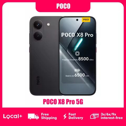 POCO X8 Pro 5G 8GB 256GB 12GB 512GB NFC Smartphone Dimensity 8500-Ultra 6500mAh Battery