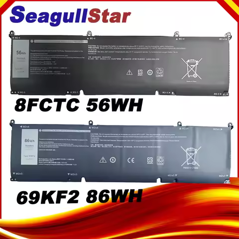 69KF2 Battery for DELL XPS 15 9500 9510 9520 9530 Precision 5550 5560 G15 5510 5511 5520 5515 5521 G