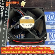 DC brushless fan cooling fan 8cm DASA0832B2M 8032 80x80x32mm 12V 0.7A kde0650