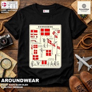 T-SHIRT BY DENMARK 5, WEAR STATETAG ASAL DENMARK PREMIUM SOUVENIR MATERIAL GIFT