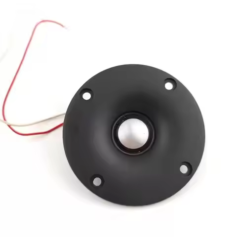 1pcs 3 Inch 74 mm 20W 8Ohm Black/Silver Aluminum Horn Tweeter Speaker HiFi Audio System KTV Box Treb