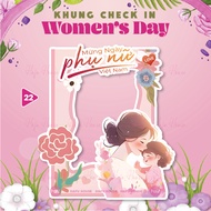 CHECKIN FRAME MEDIUM SIZE WITH STAND FOR VIETNAMESE WOMEN'S DAY October 20 - INTERNATIONAL WOMEN Mar