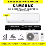 Samsung S-Essential Air Conditioner 1.0HP AR09TGHQABUNME HD Filter | Fast Cooling | Air Conditioner