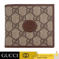 [พร้อมส่ง] กระเป๋าสตางค์ GUCCI WALLET WITH INTERLOCKING G (BEIGE/EBONY/BROWN) [67165292TCG8563-MA]