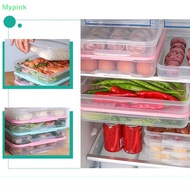 Mypink Kitchen Organizer Dumpling Box Food Storage Container Refrigerator Keep Fresh Storage Box Multi-Layer Transparent Dumpling Box SG