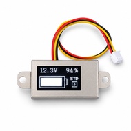 diymore | DC0-30V Ultra-Thin Mini Digital Voltage& Battery Meter with 0.5-Inch OLED 1-6S Percentage 