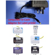 High quality compatible adaptor AD-95100 for Casio LABEL printer  KL-120 KL-130 KL-820   TEST B4 SHI